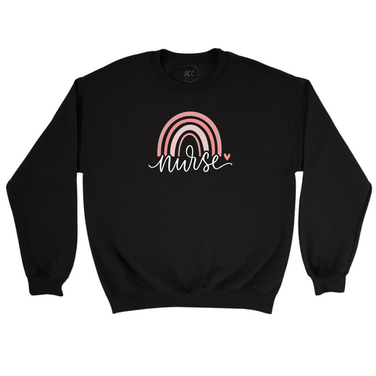 NURSE (rainbow) - Unisex Sweatshirt