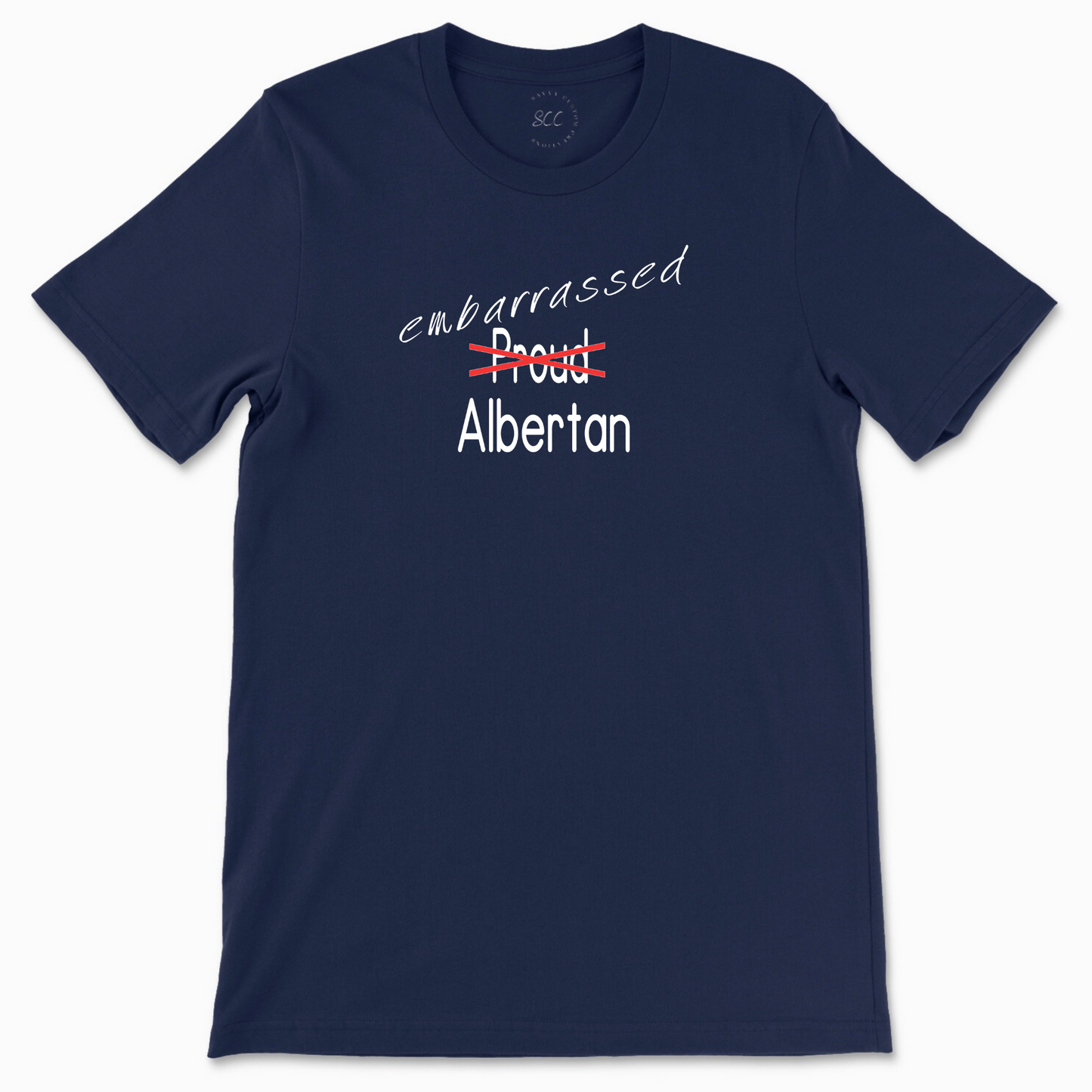 EMBARRASSED ALBERTAN - Unisex Crewneck T-Shirt
