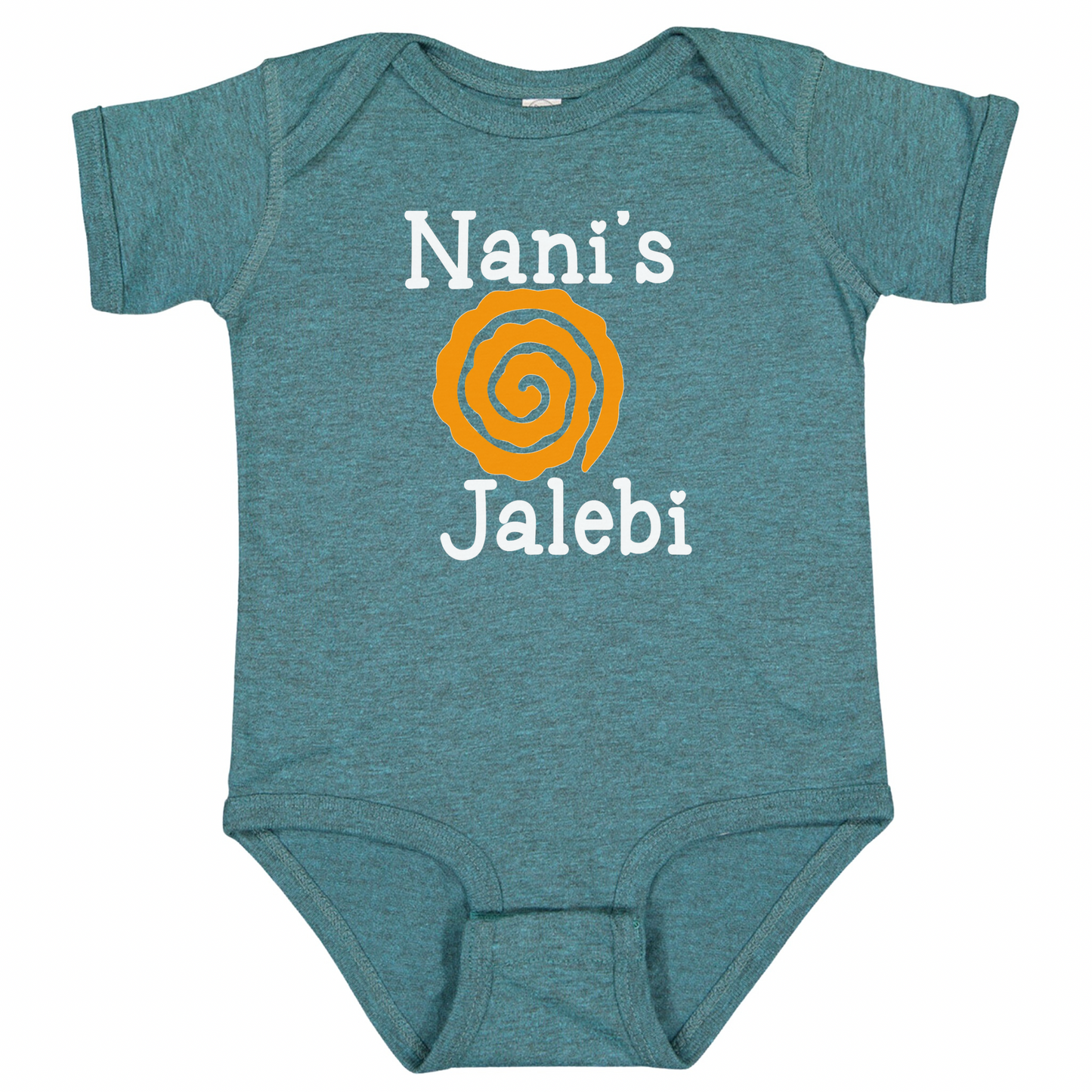 NANI’S Jalebi (White Font)- Short Sleeve Onesie