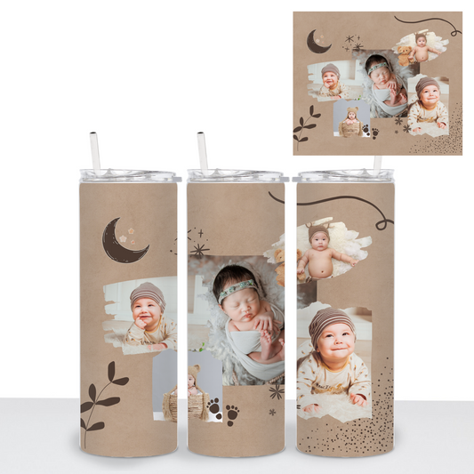 BABY PHOTO Tumbler (personalize with pictures) - 20 oz