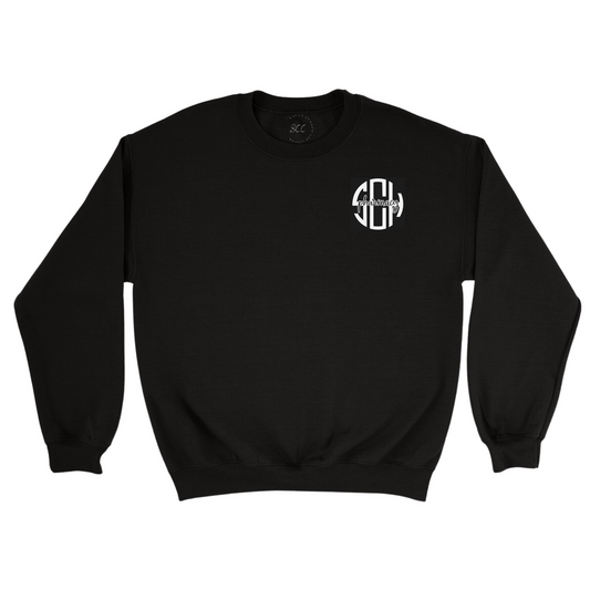 CUSTOM MONOGRAM with NAME or UNIT (left chest print) - Unisex Sweatshirt