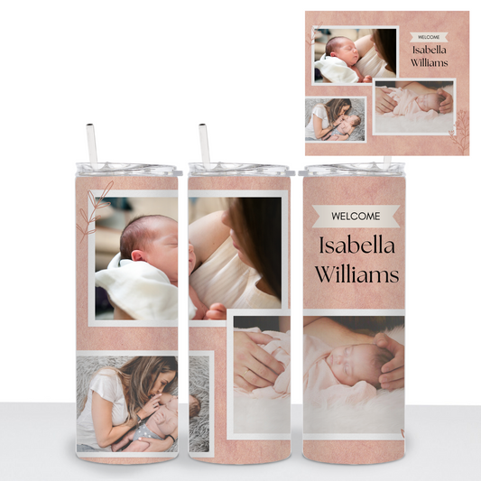 BABY PHOTO Tumbler (personalize with pictures) - 20 oz