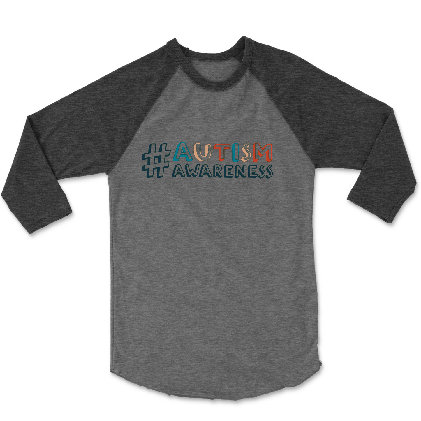 #AUTISM AWARENESS - Kids Raglan Baseball T-Shirt