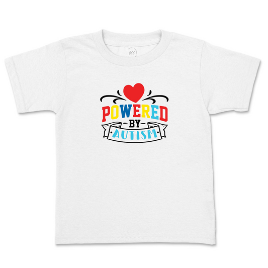 POWERED BY AUTISM - Kids T-Shirt