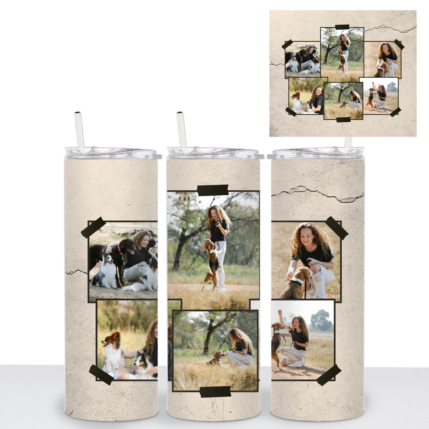 CUSTOM Tumbler (personalize with pictures) - 20 oz
