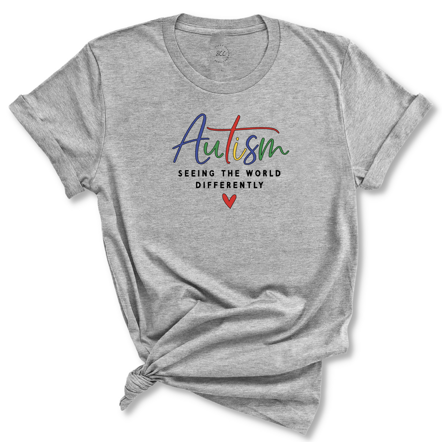 AUTISM, SEEING THE WORLD DIFFERENTLY - Unisex Crewneck T-shirt
