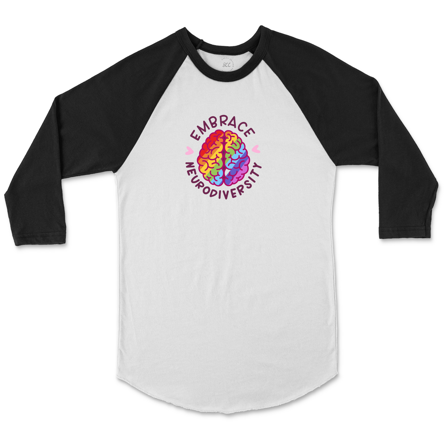 EMBRACE NEURODIVERSITY - Unisex Raglan Baseball T-Shirt