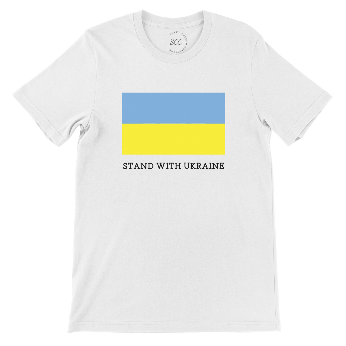 STAND WITH UKRAINE - Unisex Crewneck T-Shirt