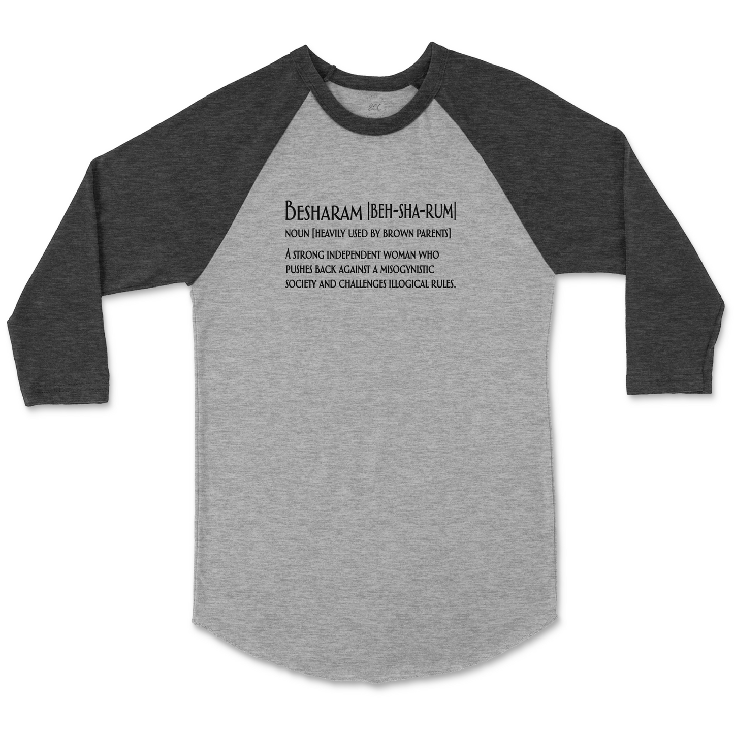 BESHARAM - Unisex Raglan Baseball T-Shirt