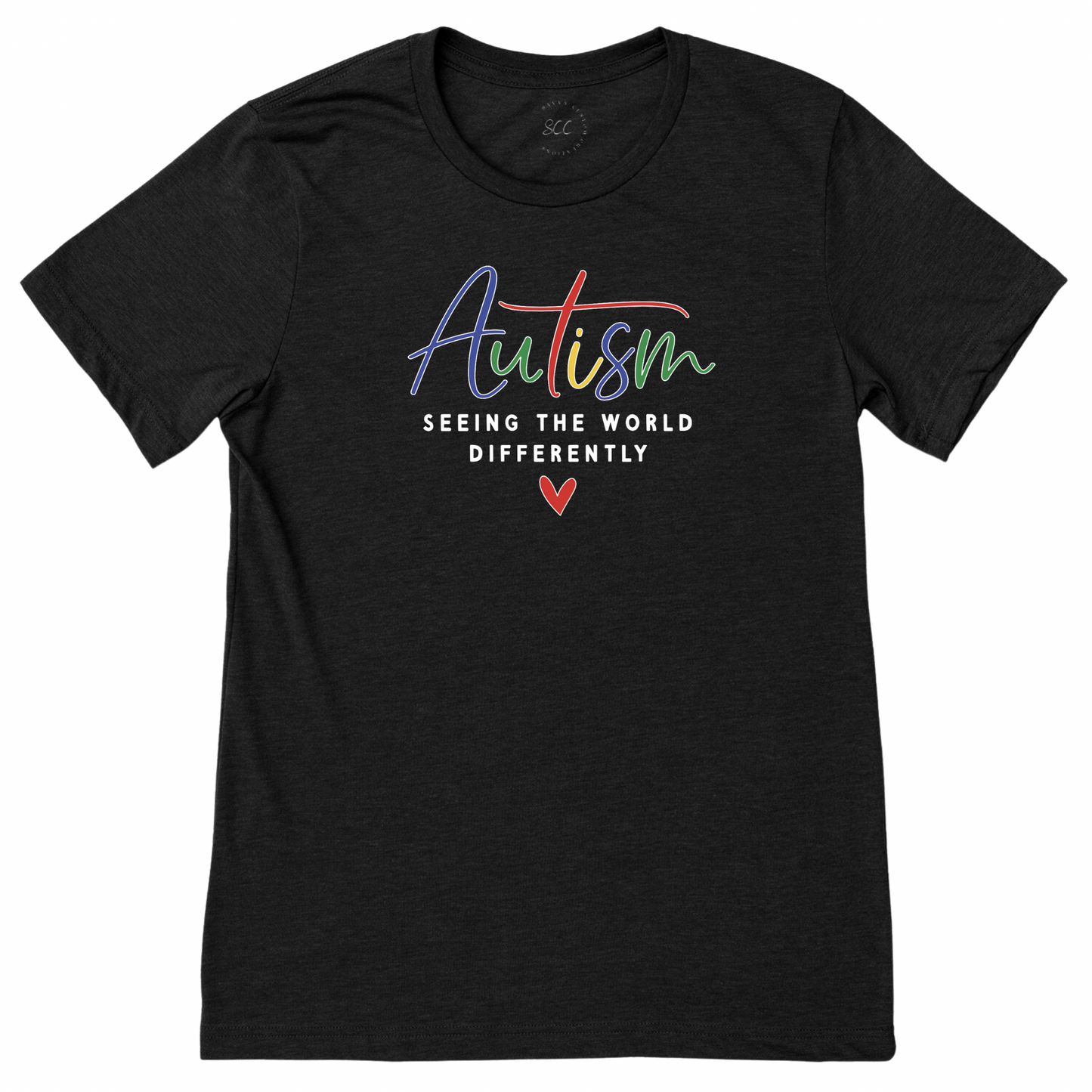 AUTISM, SEEING THE WORLD DIFFERENTLY - Unisex Crewneck T-shirt